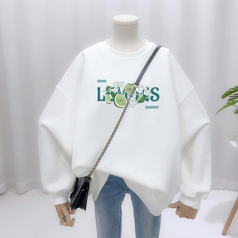 Streetwear Brand Of The Year - 플러스 사이즈 여성용 스웨트셔츠 루즈한 얇은