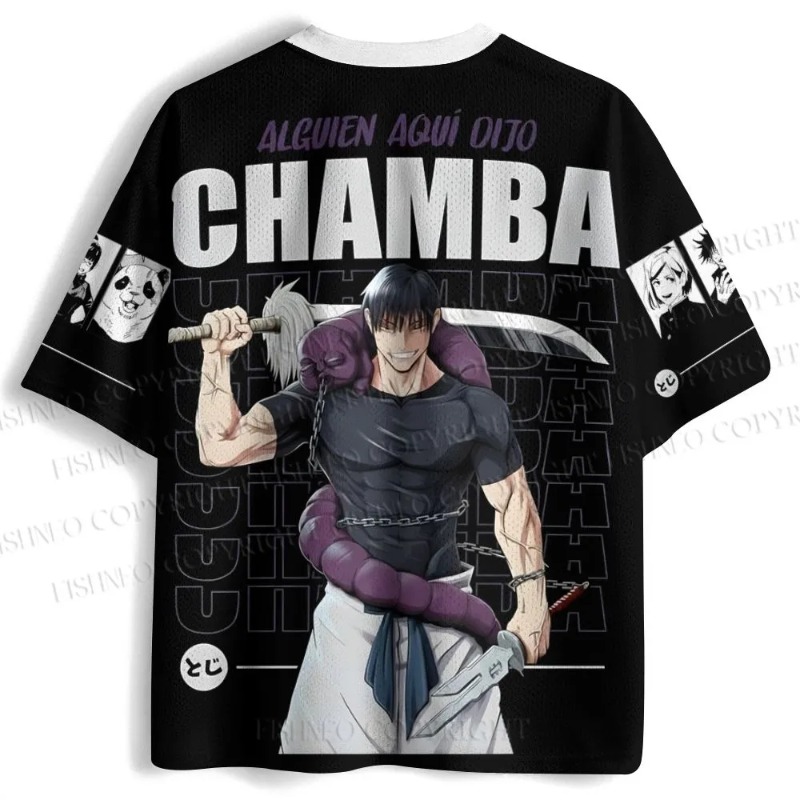 Streetwear Brand T Shirt - Jujutsu Kaisen Toji Fushiguro 티셔츠 남성