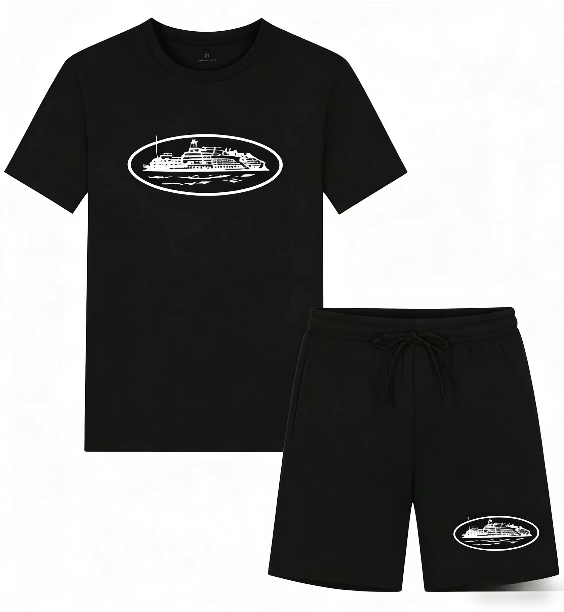 Streetwear Brand T Shirt - 2026 여름 신상 스몰 보트 프린트
