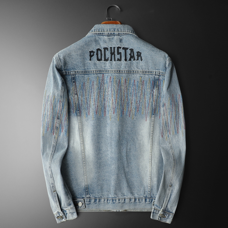 남성용 빈티지 워싱 데님 재킷, 하이엔드 오토바이 데님 - Streetwear High End Brand 리뷰 및 가격
