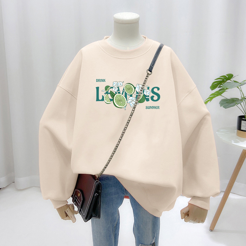 플러스 사이즈 여성용 스웨트셔츠 루즈한 얇은 긴팔 한국 - Streetwear Brand Of The Year 리뷰 및 가격