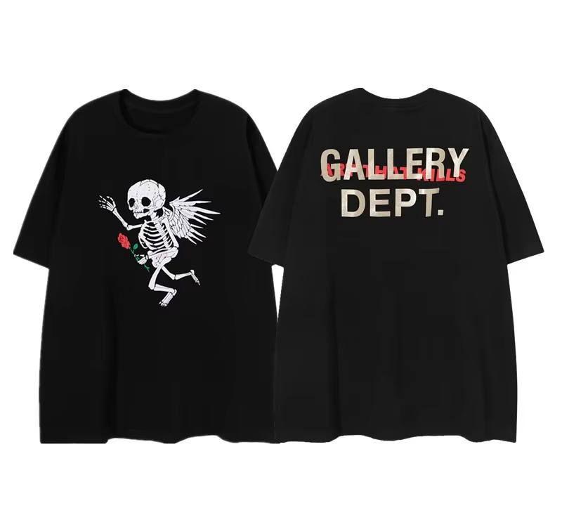 스컬 엔젤 하이엔드 패션 브랜드 티셔츠 코튼 그래픽 티 - Streetwear High End Brand 리뷰 및 가격