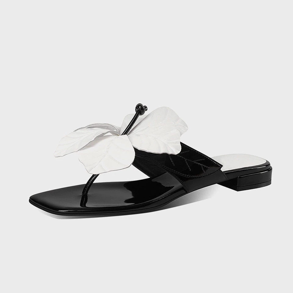 브랜드 여성용 여름 신상 우아한 꽃무늬 디자인 슬리퍼  - Streetwear Brand Flower 리뷰 및 가격