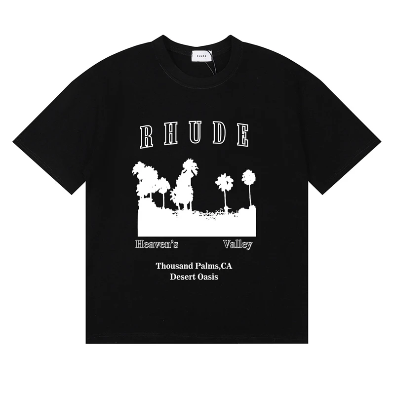 스트리트웨어 브랜드 Rhude 티셔츠 여름 유행 캐주얼 - Streetwear Brand Logos 리뷰 및 가격