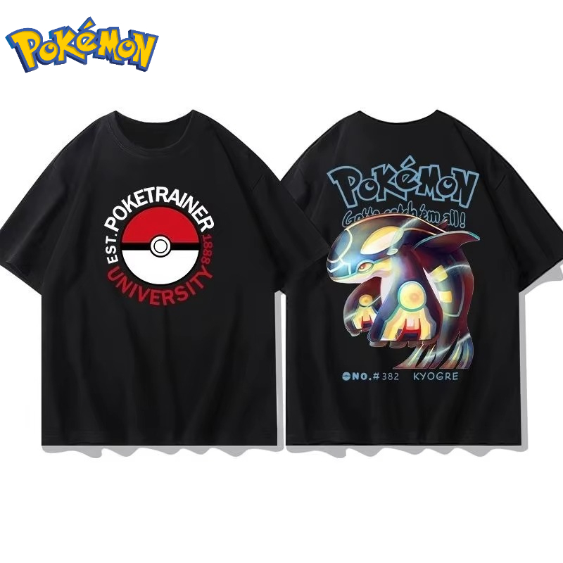 25 여름 포켓몬 애니메이션 그라운드 브랜드 100%  - Streetwear Brand T Shirt 리뷰 및 가격