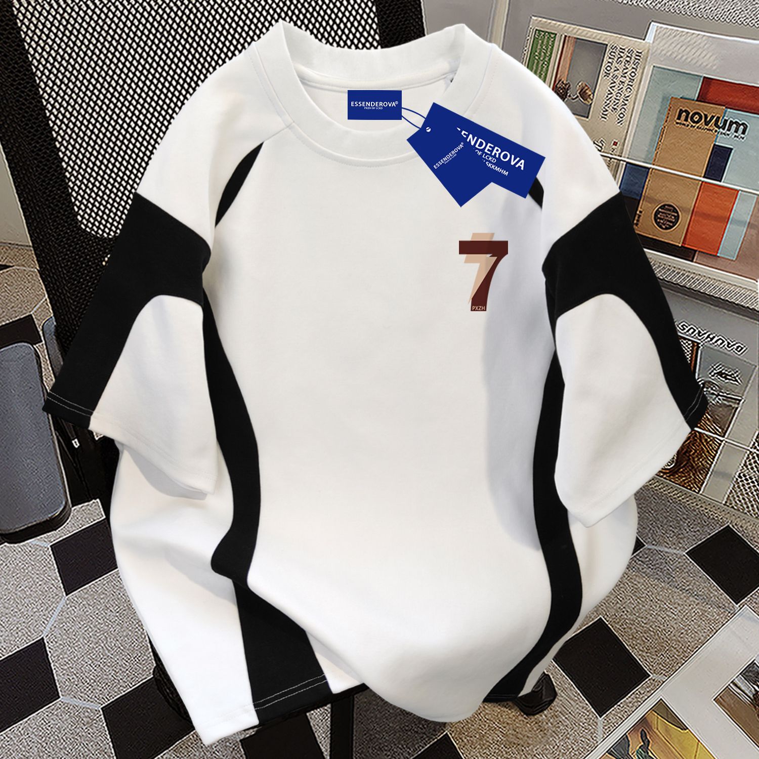 아메리칸 스타일 여름 트렌디 브랜드 디자인 컬러 블록  - Streetwear Brand Of The Year 리뷰 및 가격
