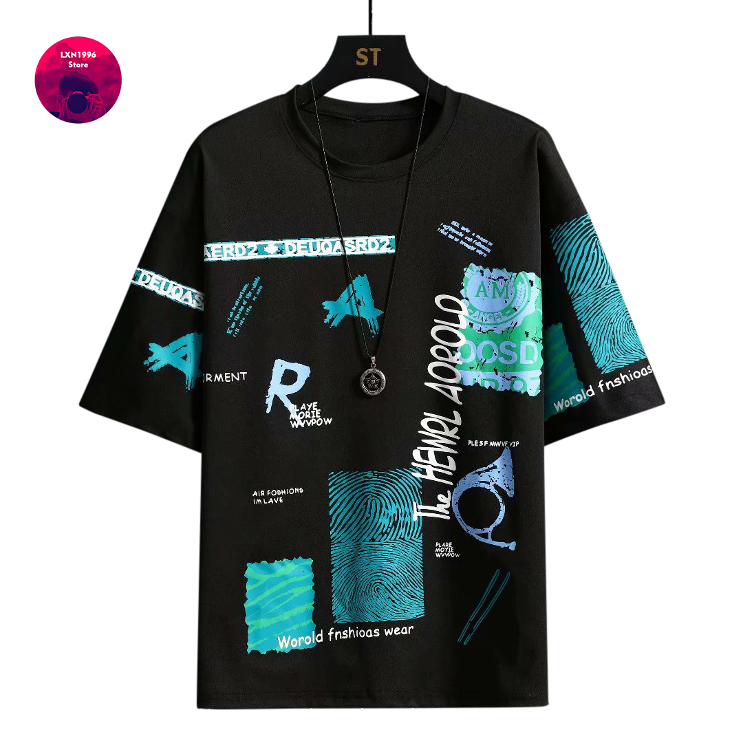 남성 하라주쿠 그래픽 블랙 여름 반팔 티셔츠 탑 빈티지 - Streetwear Brand Japan 리뷰 및 가격
