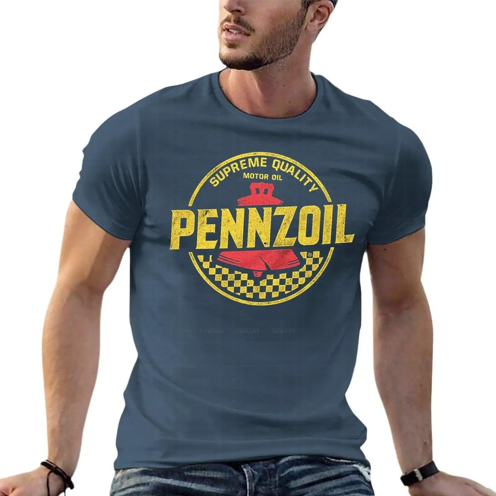 Distressed Pennzoil 모터 오일 로고 오 - Streetwear Brand Logos 리뷰 및 가격