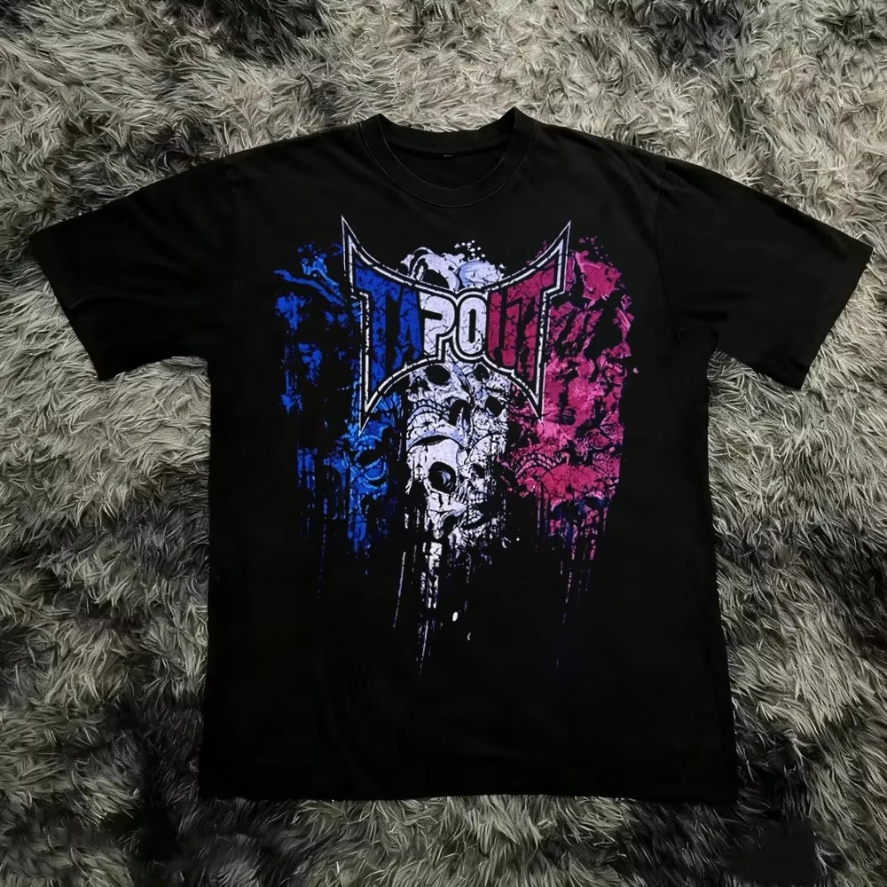 빈티지 파이트 클래식 로고 MMA 브랜드 그래픽 티셔츠 - Streetwear Brand Logos 리뷰 및 가격